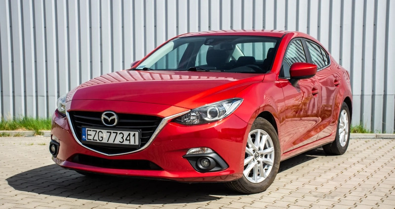 Mazda 3 cena 54900 przebieg: 148100, rok produkcji 2015 z Łódź małe 529